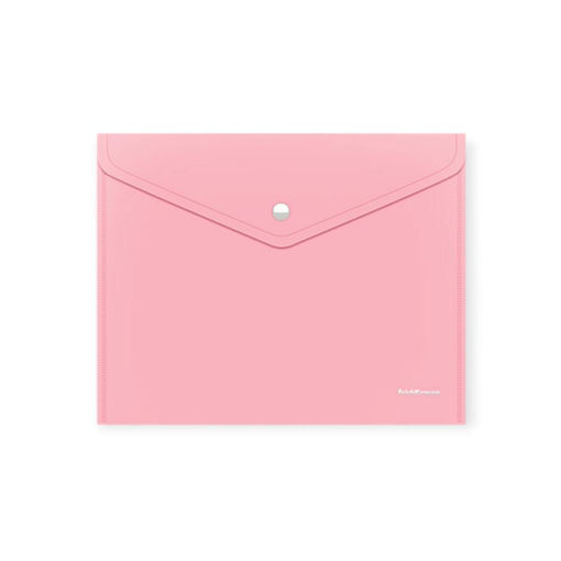 Picture of A5+ BUTTON ENVELOPE SOLID PASTEL PINK